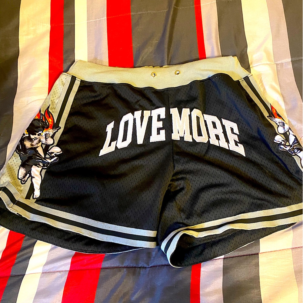 Love More Brand shorts
